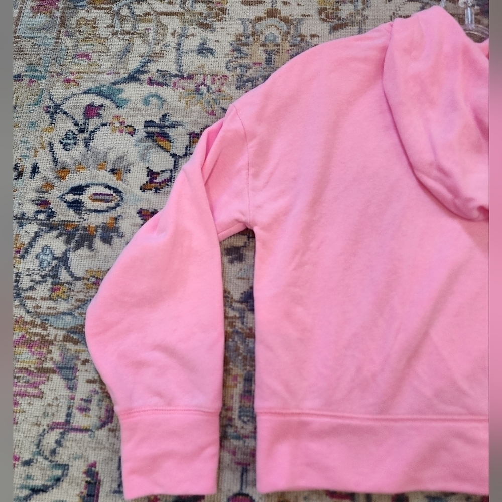 Old Navy Pink Zip Hoodie, sz Large (10-12) - Picture 4 of 8